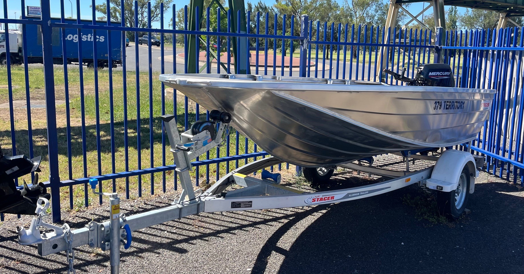 Stacer 379 Territory Mercury and Trailer Package